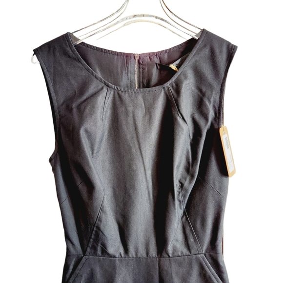 NWT Jenni Kayne Cut Out Midi pencil Cotton Dress w/ Silk Lining Size: 2 - Picture 2 of 9